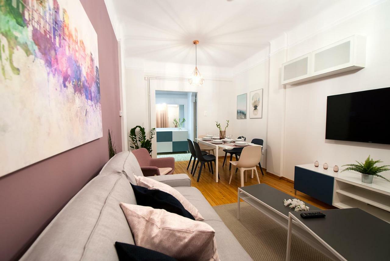 סלוניקי Large, Sunny, Modern Apartment Fully Renovated, Next To Agia Sofia מראה חיצוני תמונה